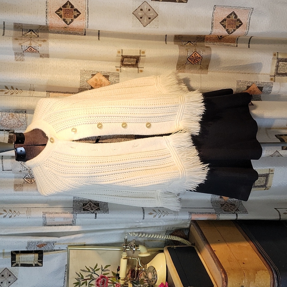 Vintage Fringe Cape